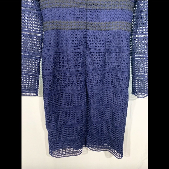 NWT Diane von Furstenberg Crochet Lace Dress SZ 2 - Picture 7 of 8